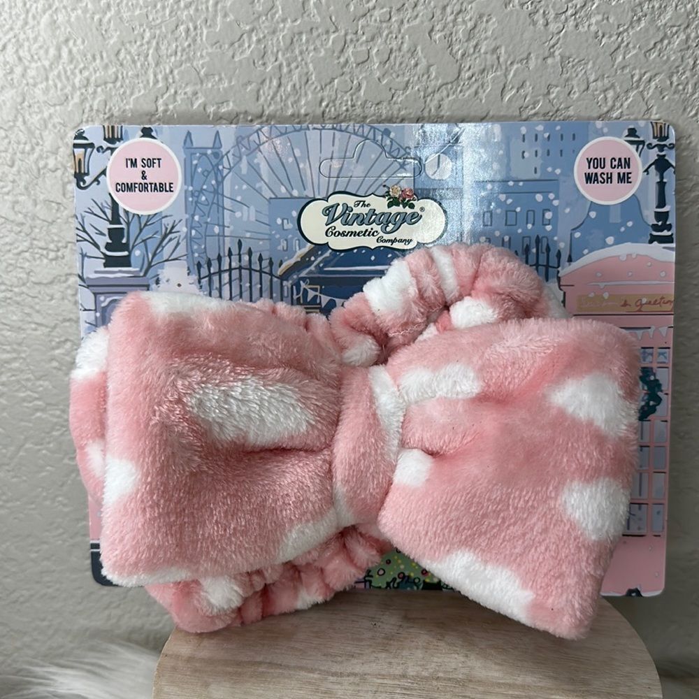 $6 🌙 The Vintage Company Carrie‎ Makeup Headband Soft Washable NEW